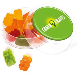 Custom branded Free From Gummy Bears Pots are promotional sweets