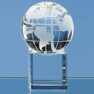 Globe on Clear Base