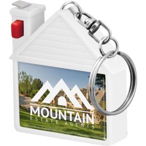 House Shaped Tape Measure Keyrings