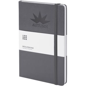 Promotional Large Moleskine Hardback Ruled Notebook for offices