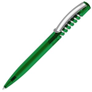 Promotional New Spring Clear Pen with company logos