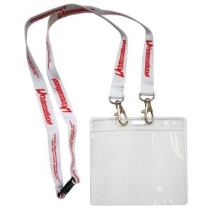 Open End 15mm Lanyard with Pass Holder