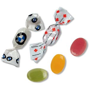 Promotional wrapped sweets for giveaways