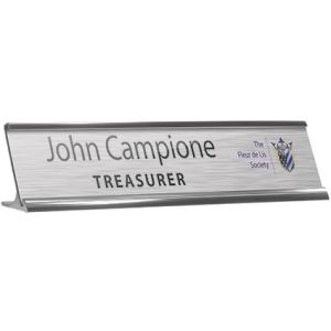 Reusable Metal Nameplates