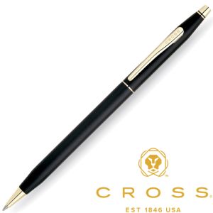 Add a touch of luxe to your marketing with the smart Cross Classic Century Classic Black Ball Pen