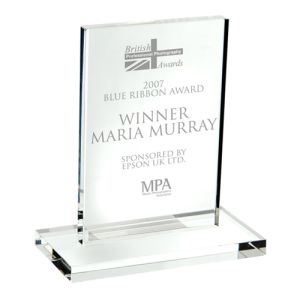 Medium Optical Crystal Trophy Blocks