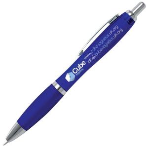 Branded curvy ballpens for the workplace