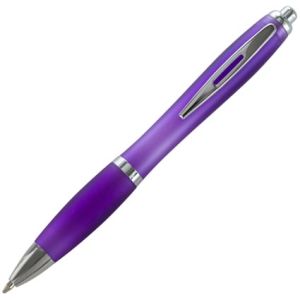 Promotional Curvy Frost Ballpens for office merchandise