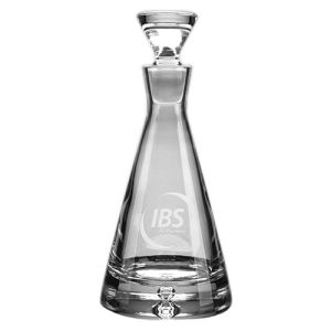 Handmade Bubble Base Pyramid Decanters