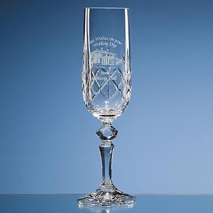 Flamenco Lead Crystal Champagne Flute