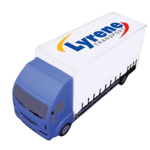 Personalised Stress Lorry is ideal merchandise for haulier companies
