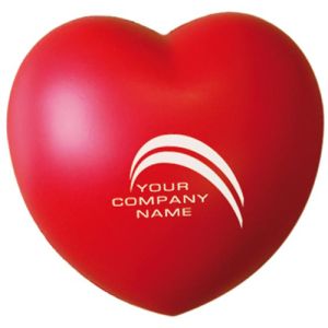 Promotional Stress Love Heart for office giveaways