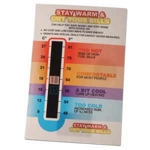 Promotional Large Temperature Gauge Cards for giveaways