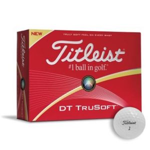 Branded Titleist DT TruSoft Golf Balls for giveaways