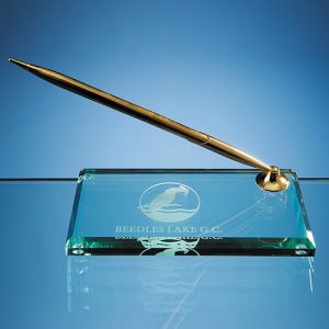 Jade Rectangle Pen Holder