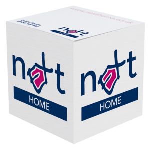Promotional Sticky Note Blocks printed with company logos