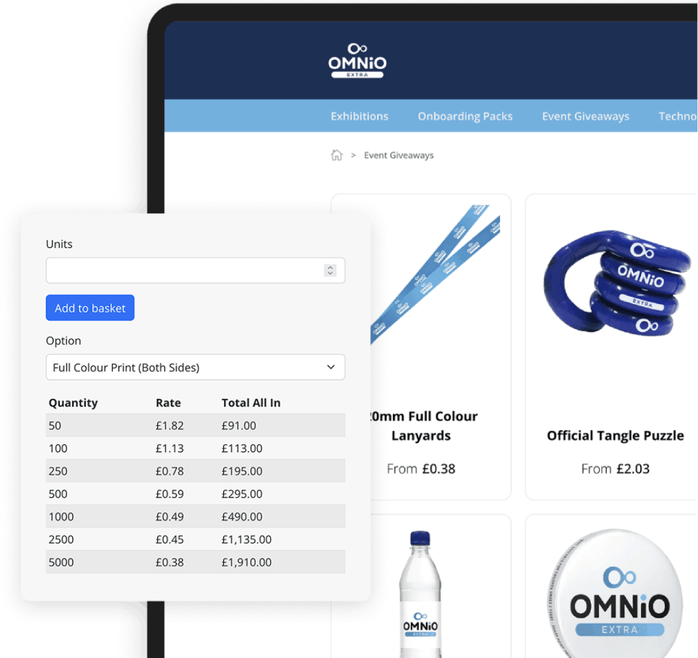 OMNiO - Your Own Branded Merchandise Store