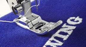 Embroidering process for promotional merchandise