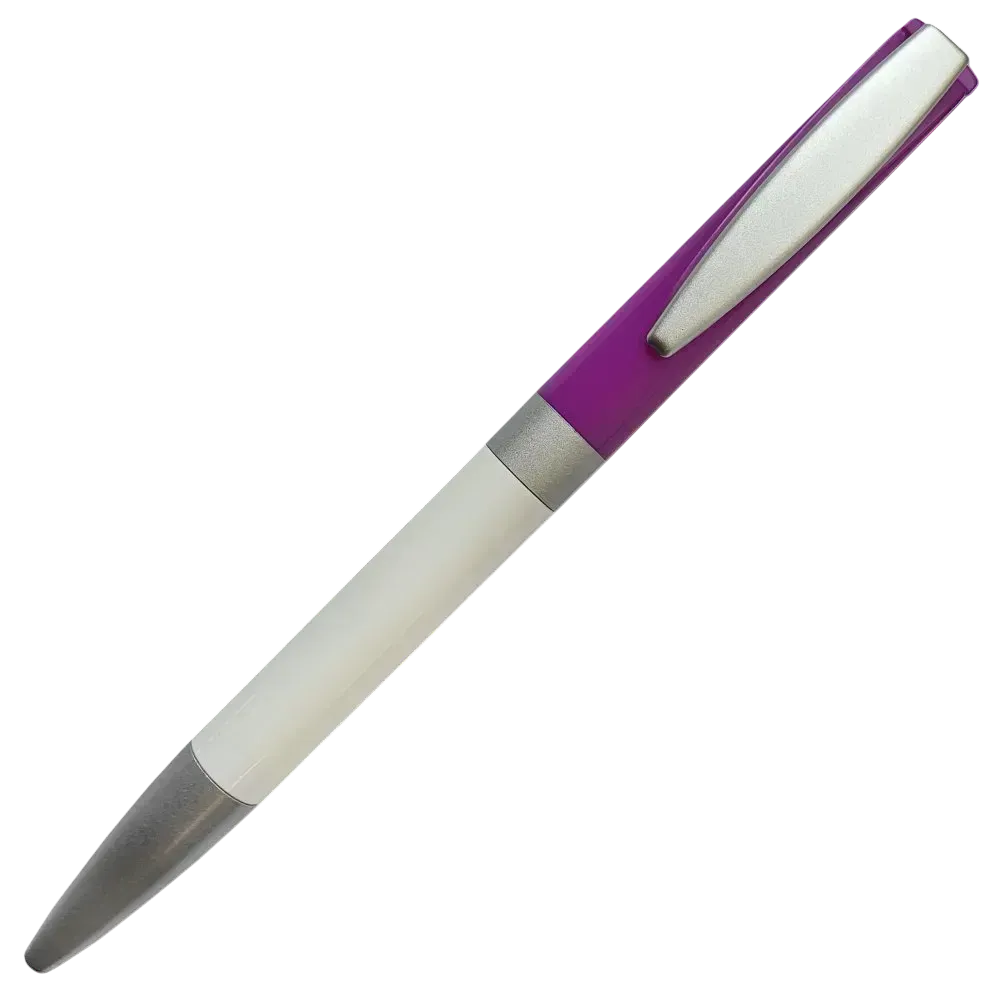 Purple / White