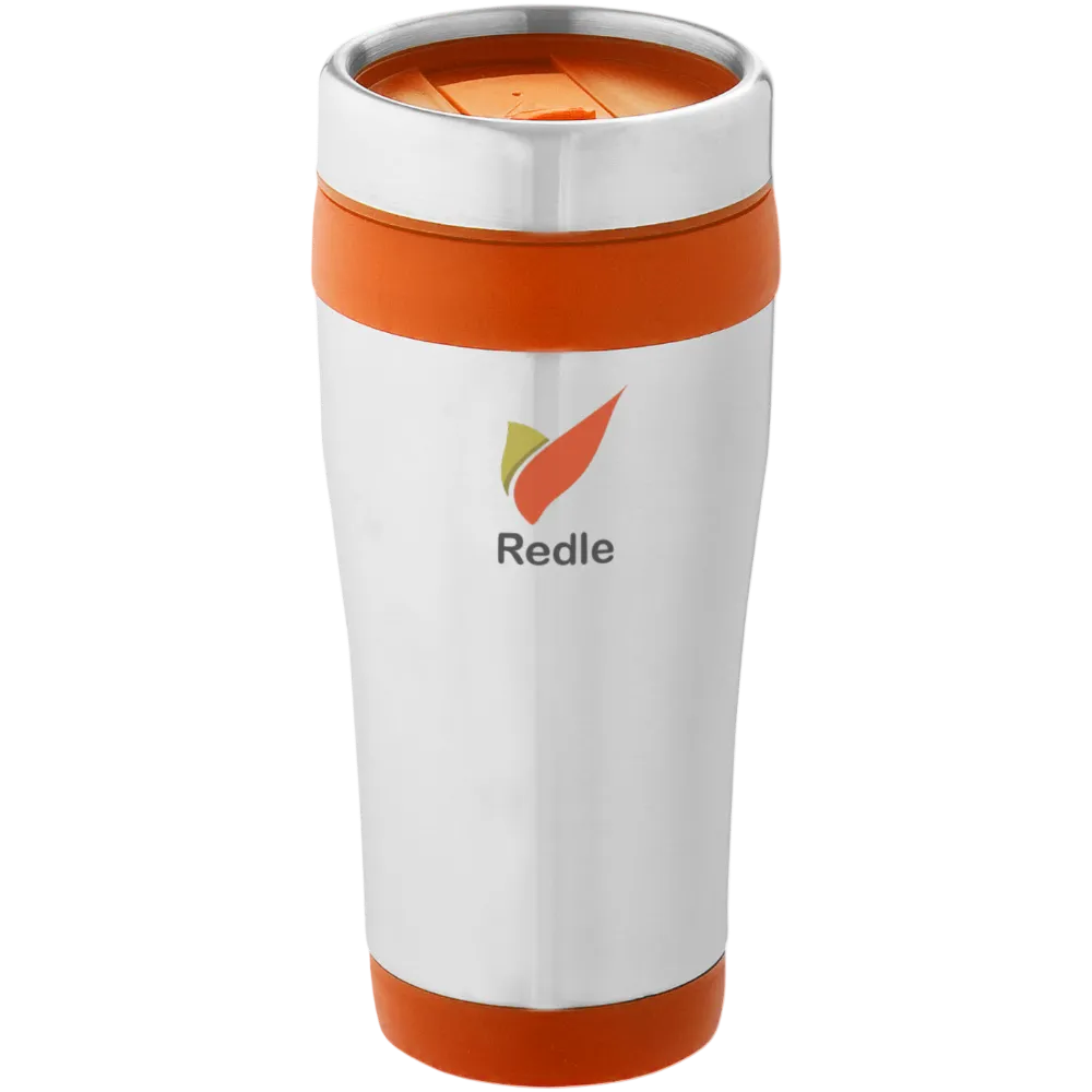 Silver / Orange