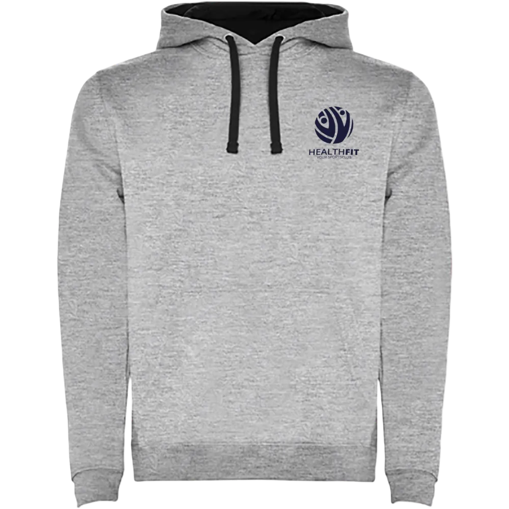 Grey Marl / Solid Black