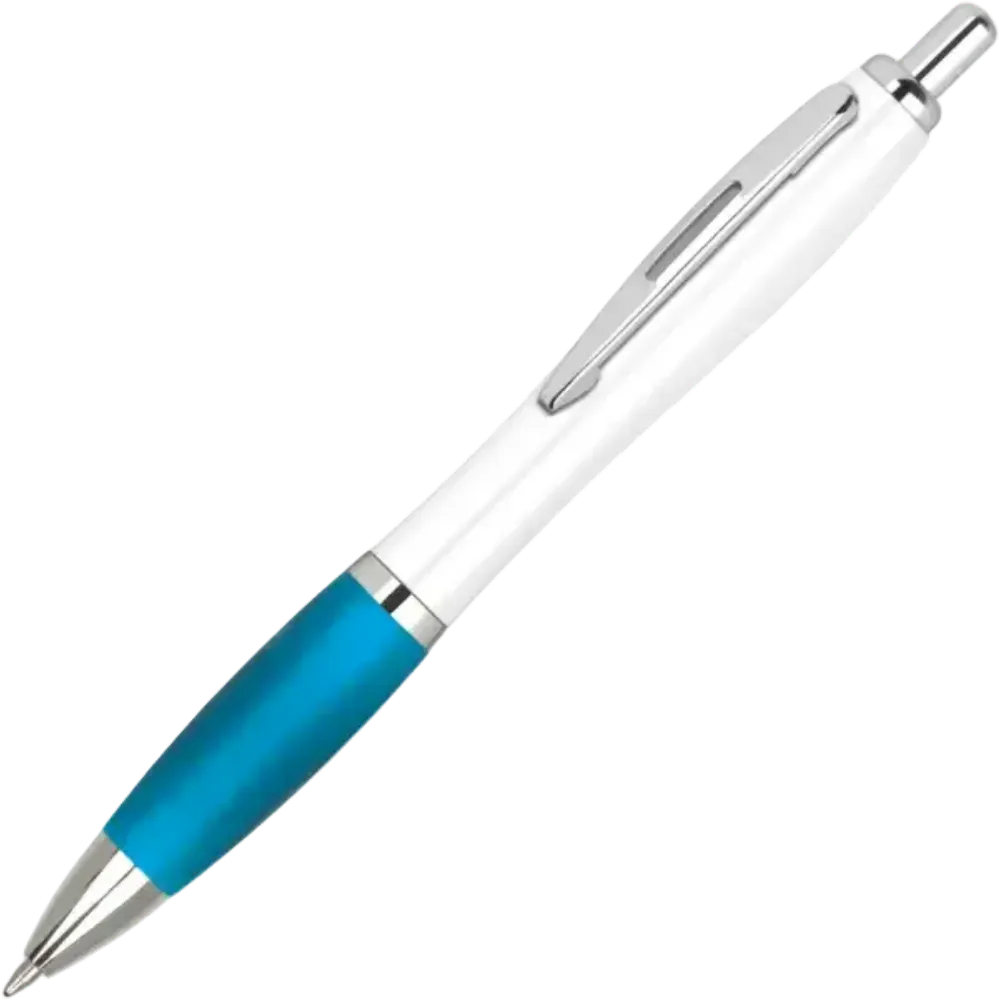 White / Light Blue
