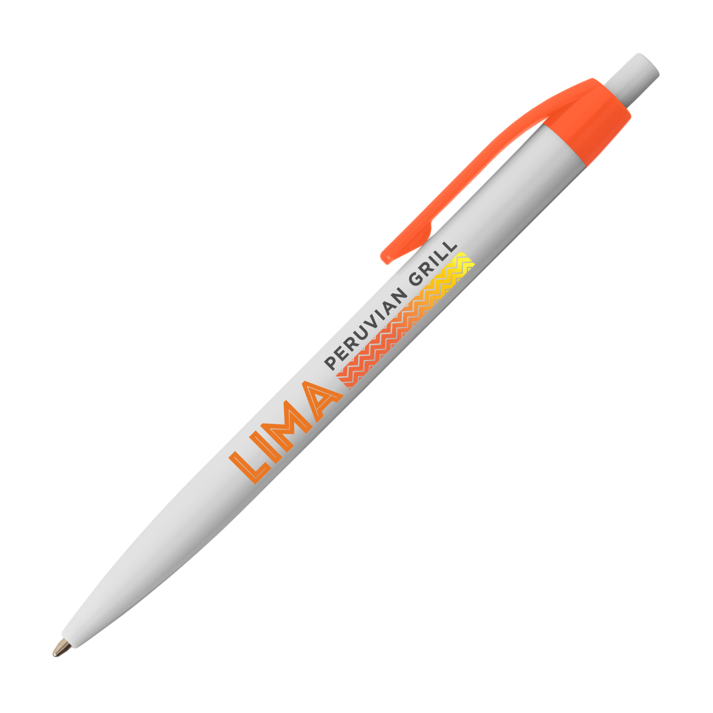 White / Orange