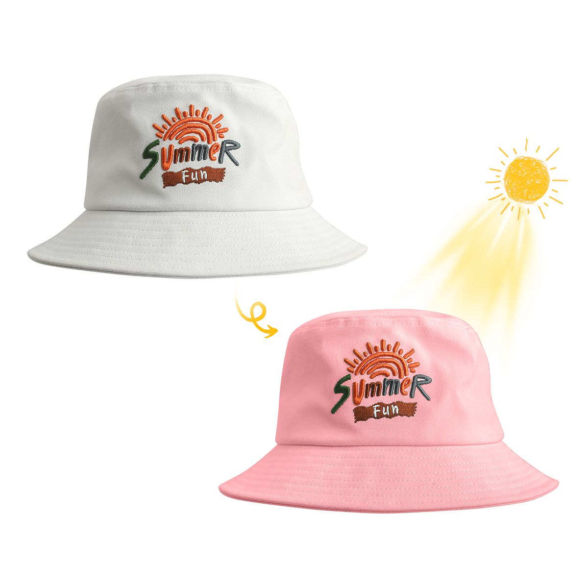 White / Pink