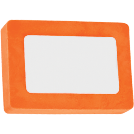 White / Neon Orange
