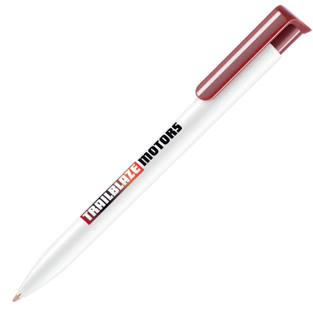 White / Burgundy