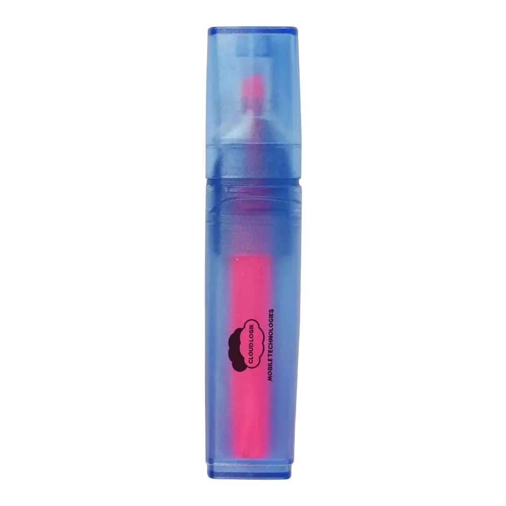 Clear Blue / Pink