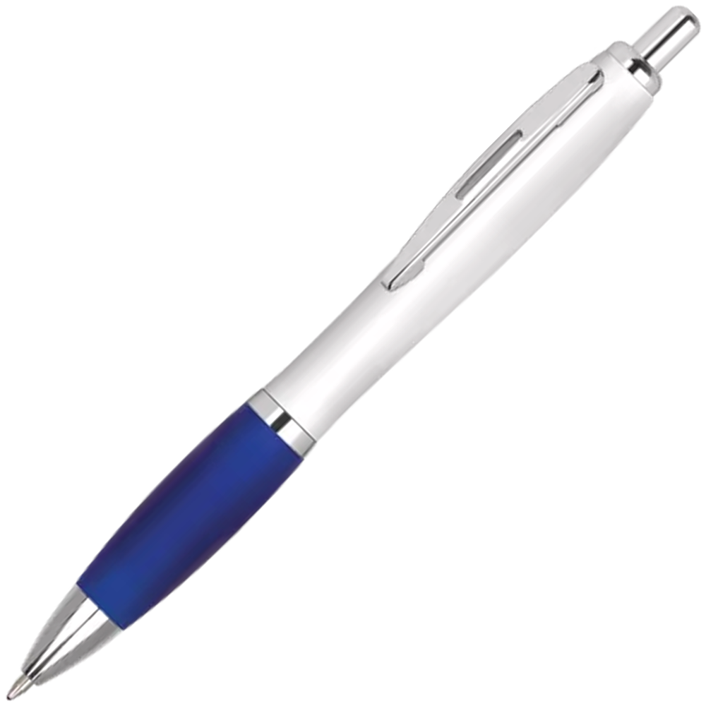 White / Navy Blue