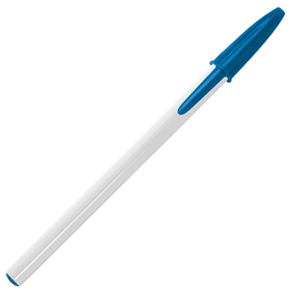 Opaque White / Blue