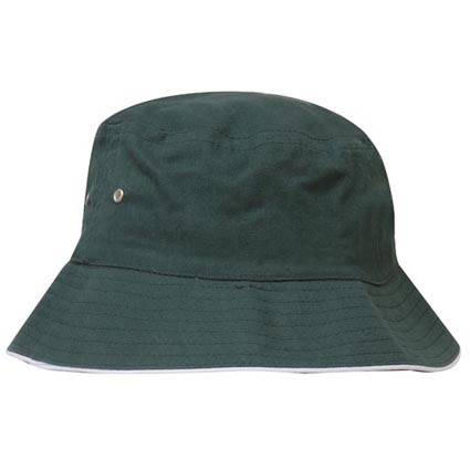 Bottle Green/White