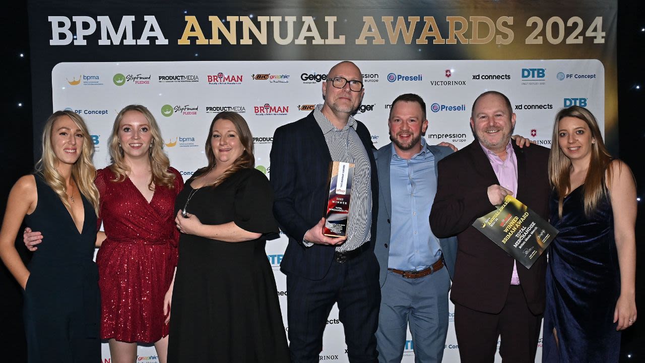 Total Merchandise Wins With BRIMAN At The BPMA Awards 2024