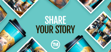 Share Your Story: Printed Travel Mugs For An Artist