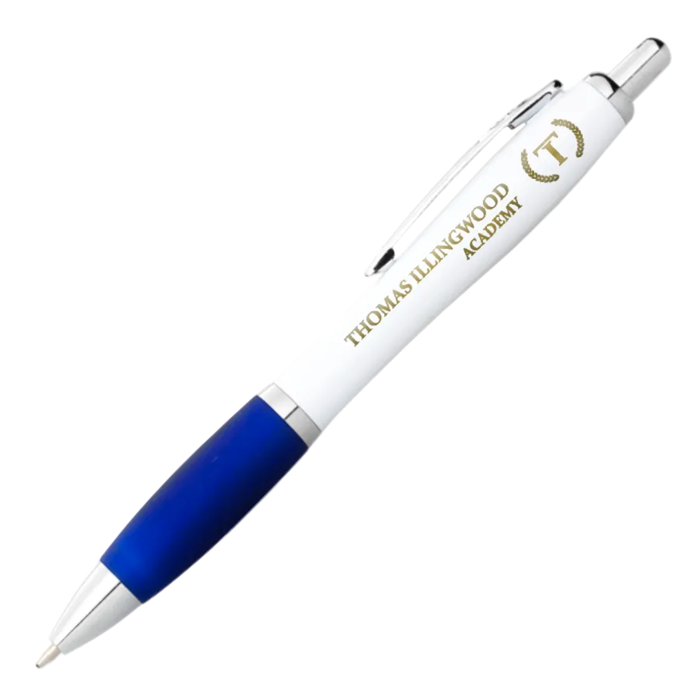White / Royal Blue