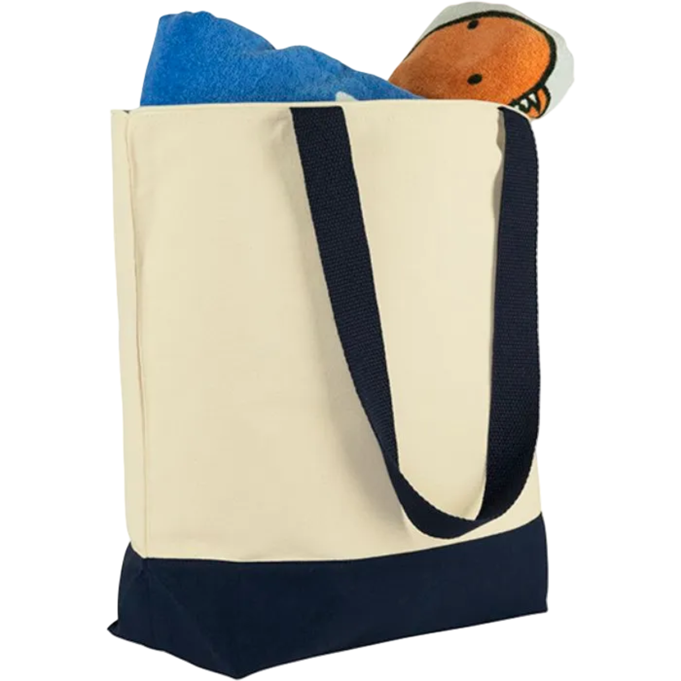 Natural / Navy Blue