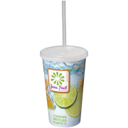 Brite Full Colour Stadium Cups in White