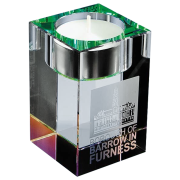 Promotional Optical Crystal Tealight Holders for Company Gifts