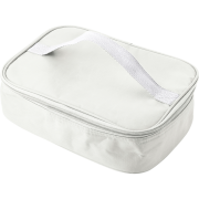Promotional Zippered Lunch Box Cooler Bags available in white from Total Merchandise