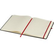 Large Noir Promotional Notebooks With Coloured Ribbon