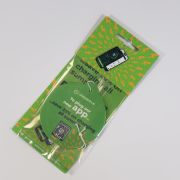 Lifestyle image of the Header Card Car Air Freshener from Total Merchandise