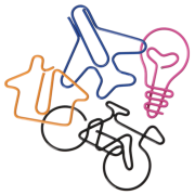 Shaped Wire Paper Clips