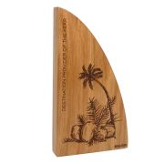 Custom Branded Wooden Block Awards with Engraved Design by Total Merchandise