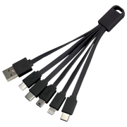 Promotional Smart 6 in 1 Charger Cables printed with your logo from Total Merchandise