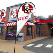 Promotional Teardrop Banner Flags Printed with Your Logo from Total Merchandise