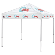 Promotional 3x3m Gazebo with company branding to the roof from Total Merchandise