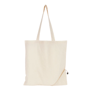 Promotional Foldable Cotton Shopper Bags with company logo