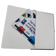 A5 Wide Strap Soft Touch PU Notebooks